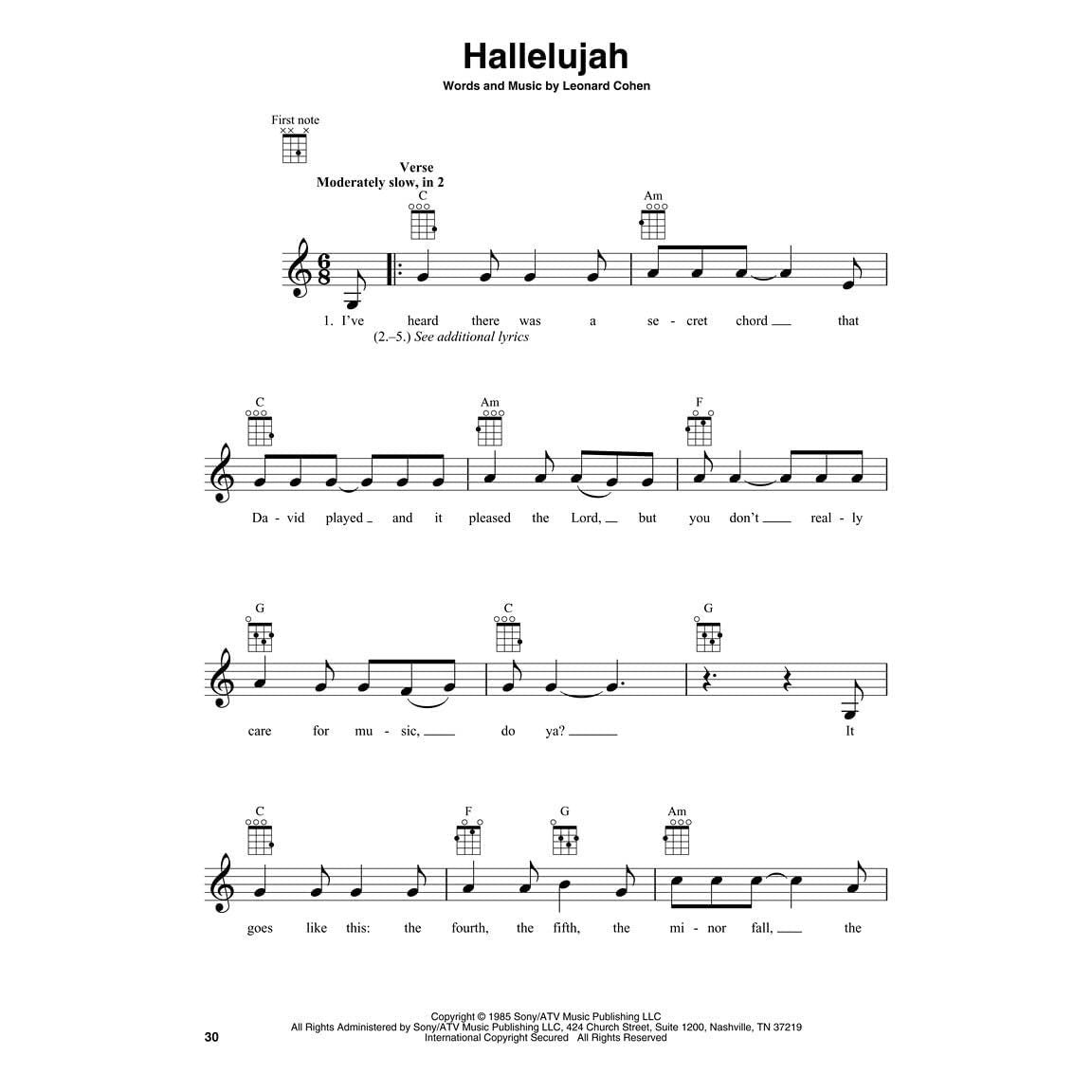 First 50 Songs You Should Play on Ukulele (Other) (Spiral Bound)