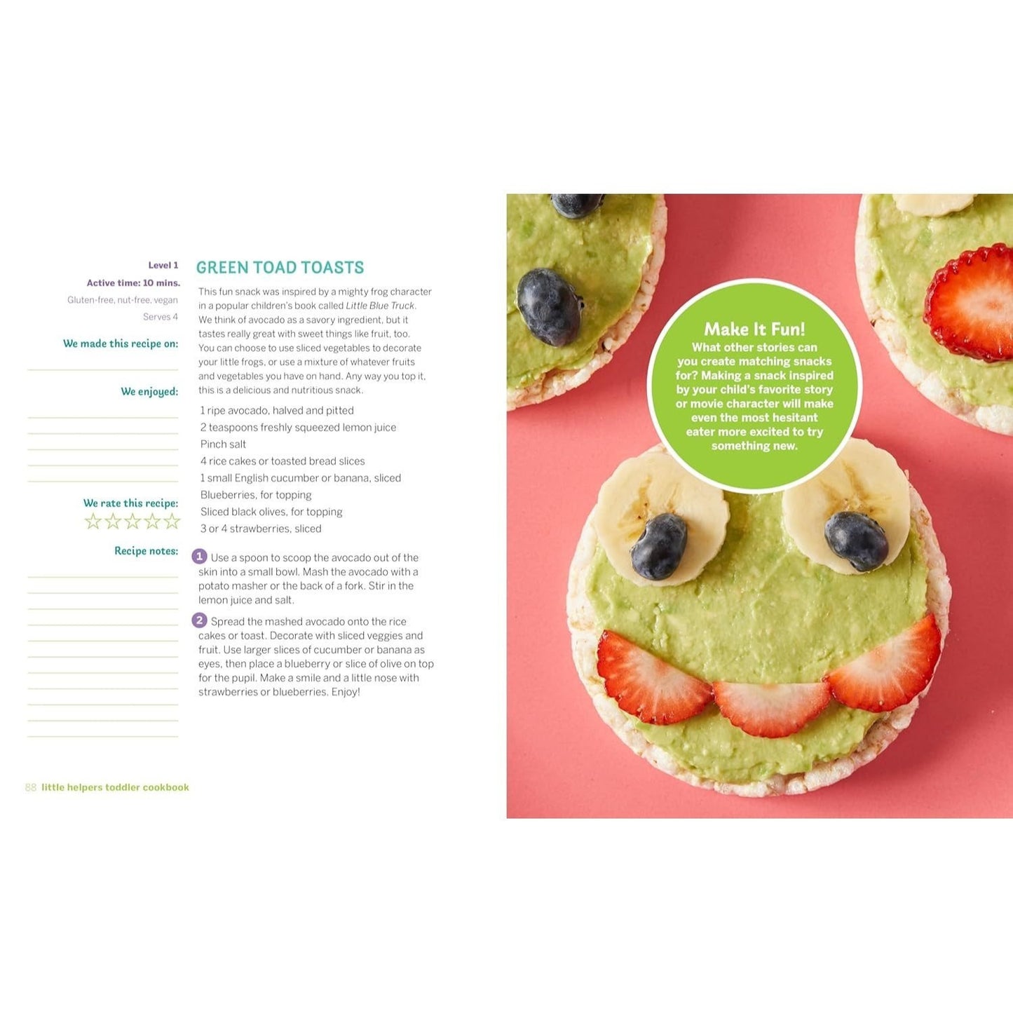 Little Helpers Toddler Cookbook: Healthy, Kid-Friendly Recipes to Cook Together (Spiral Bound)