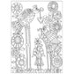 Creative Haven Fanciful Birds Coloring Book