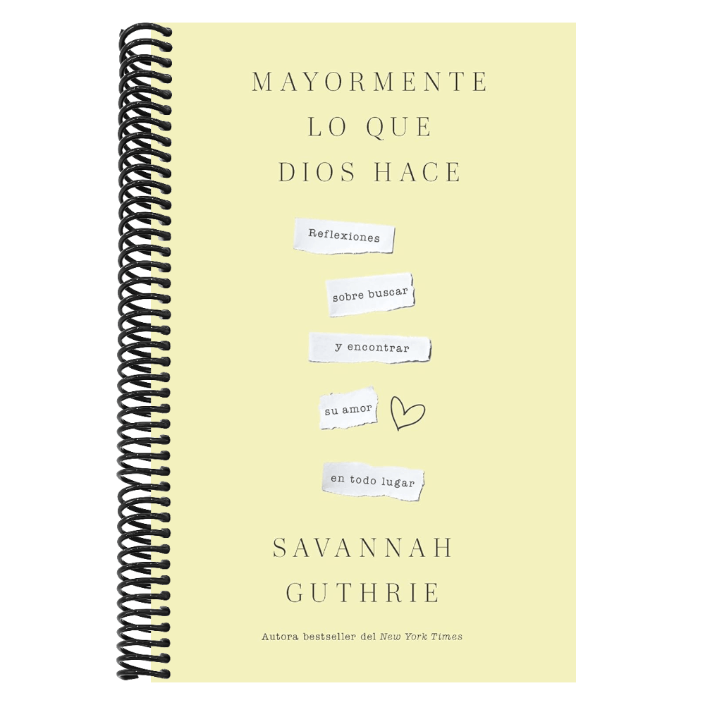 Mayormente Lo Que Dios Hace / Mostly What God Does (Spiral Bound)