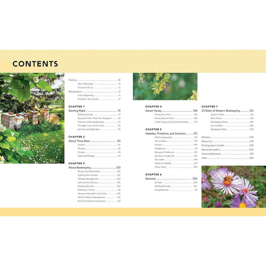 The Backyard Beekeeper, 5th Edition: An Absolute Beginner's Guide to Keeping Bees in Your Yard and Garden - Natural Beekeeping Techniques - New Varroa Mit