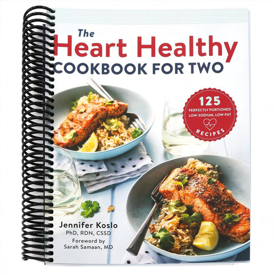 The Heart Healthy Cookbook for Two: 125 Perfectly Portioned Low Sodium, Low Fat Recipes (Spiral Bound)