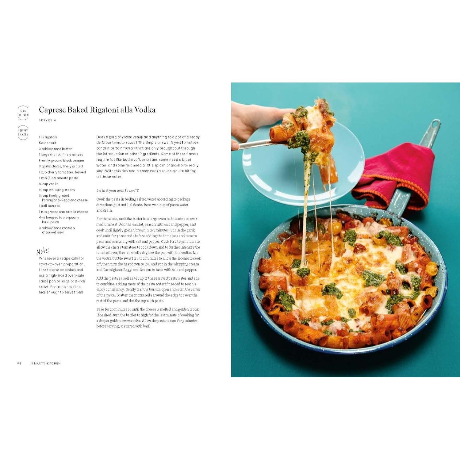 In Mary's Kitchen: Stress-Free Recipes for Every Home Cook (Spiral Bound)