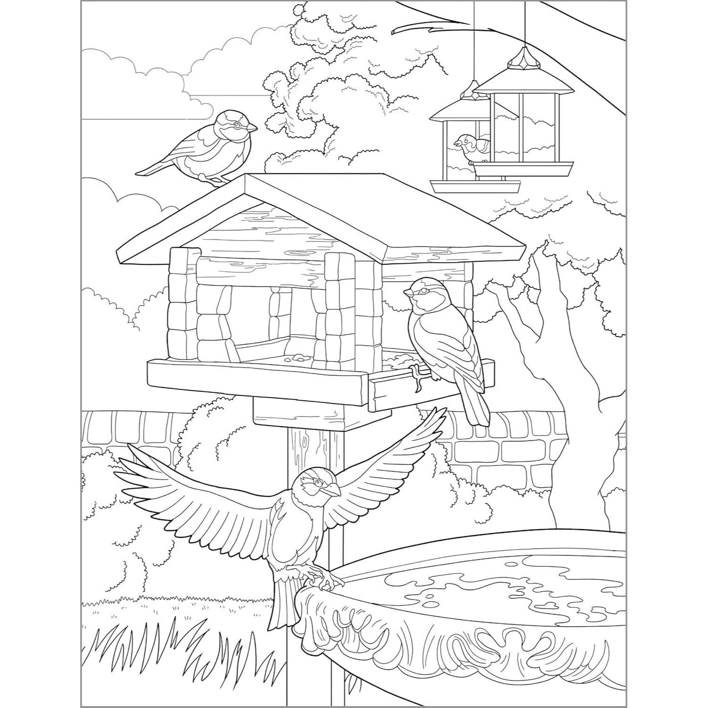 Stress Relief Coloring Book for Adults (Spiral Bound)