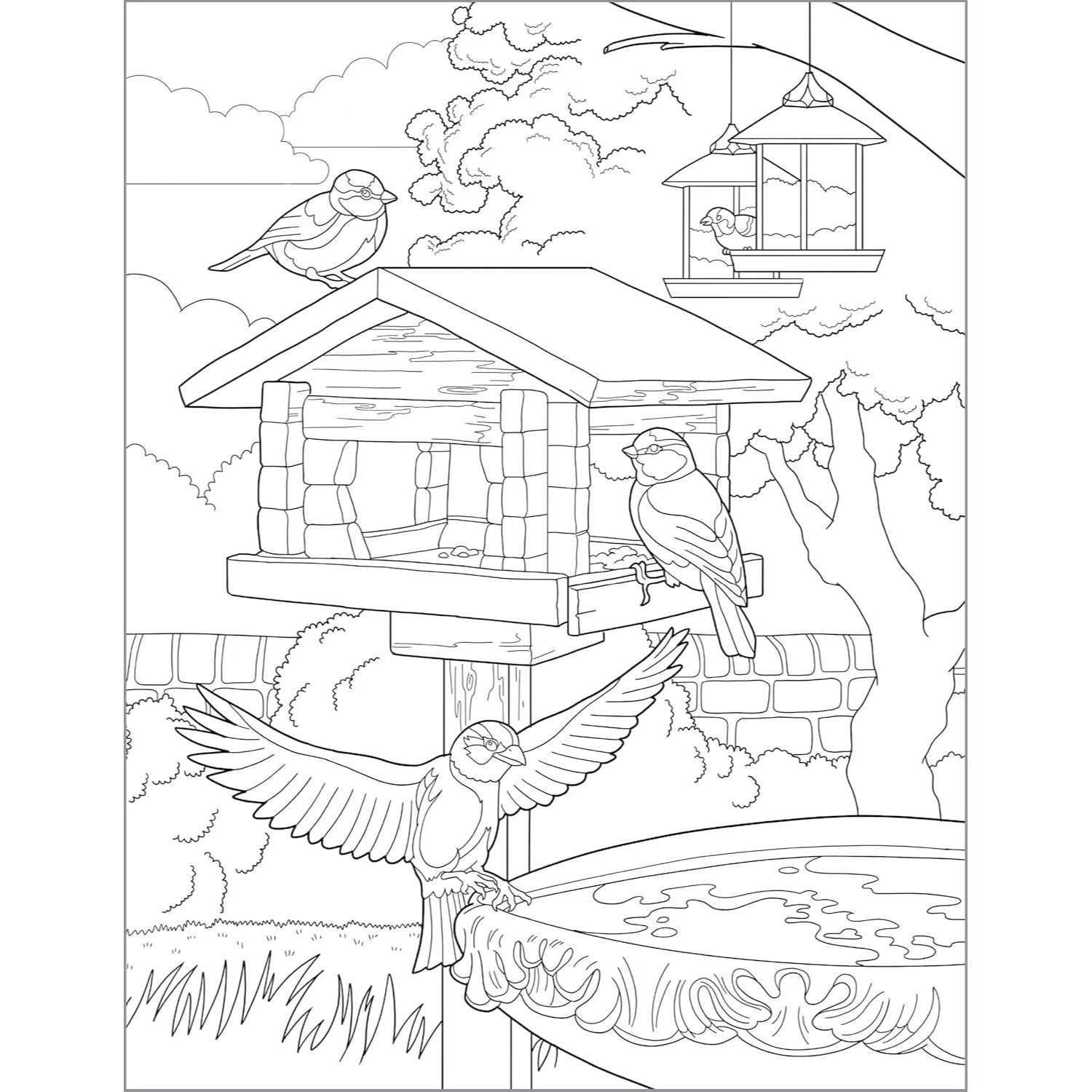 Stress Relief Coloring Book for Adults (Spiral Bound)