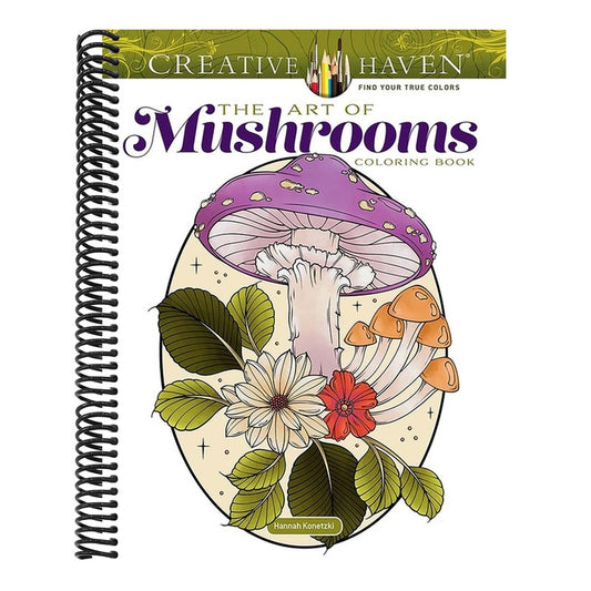 Creative Haven the Art of Mushrooms Coloring Book