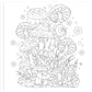 Mushrooms Adult Coloring Book (31 One-Sided Designs on Thick Paper)