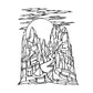 Creative Haven Sunrise Sunset Coloring Book
