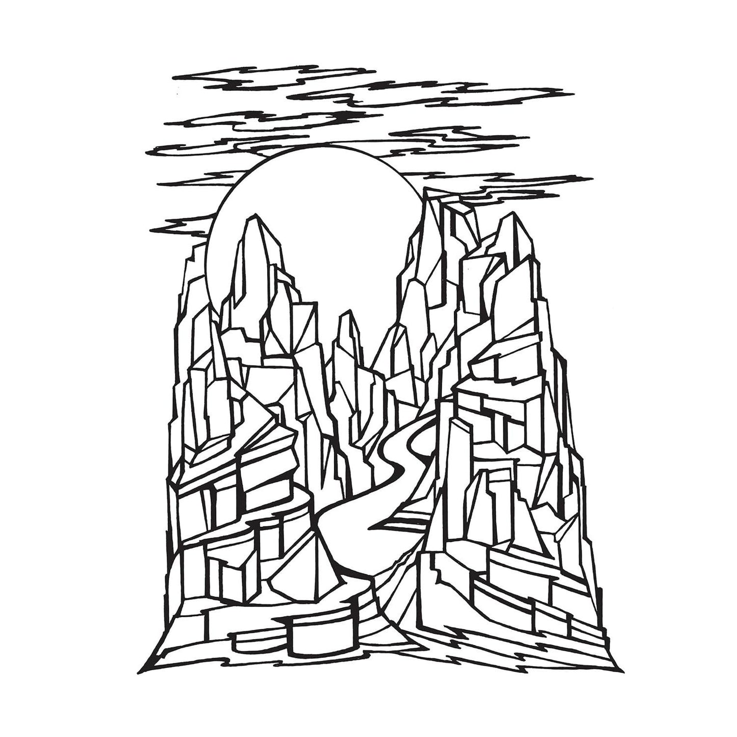 Creative Haven Sunrise Sunset Coloring Book