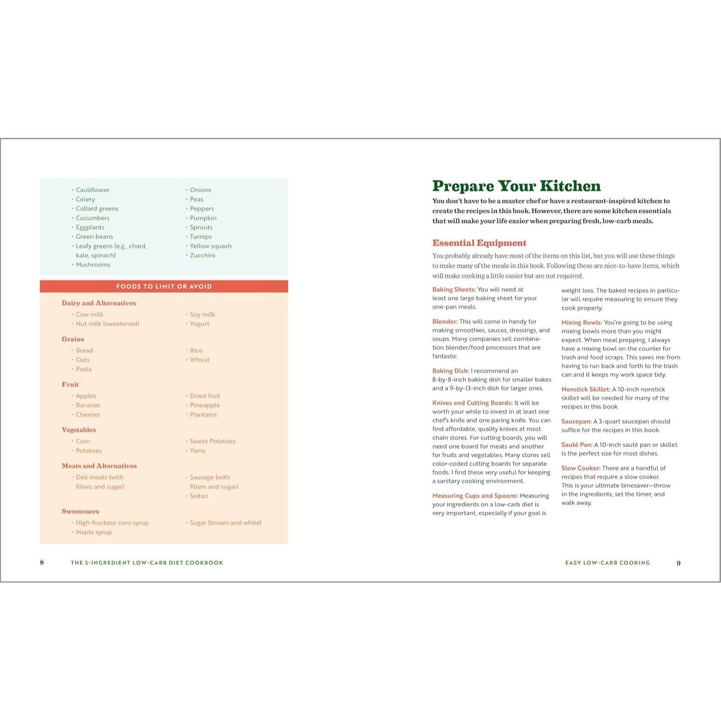 The 5-Ingredient Low-Carb Diet Cookbook: 100 Easy Recipes for Better Health