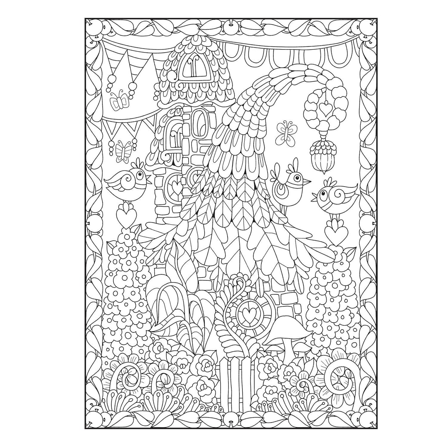 Creative Haven Whimsical Houses Coloring Book