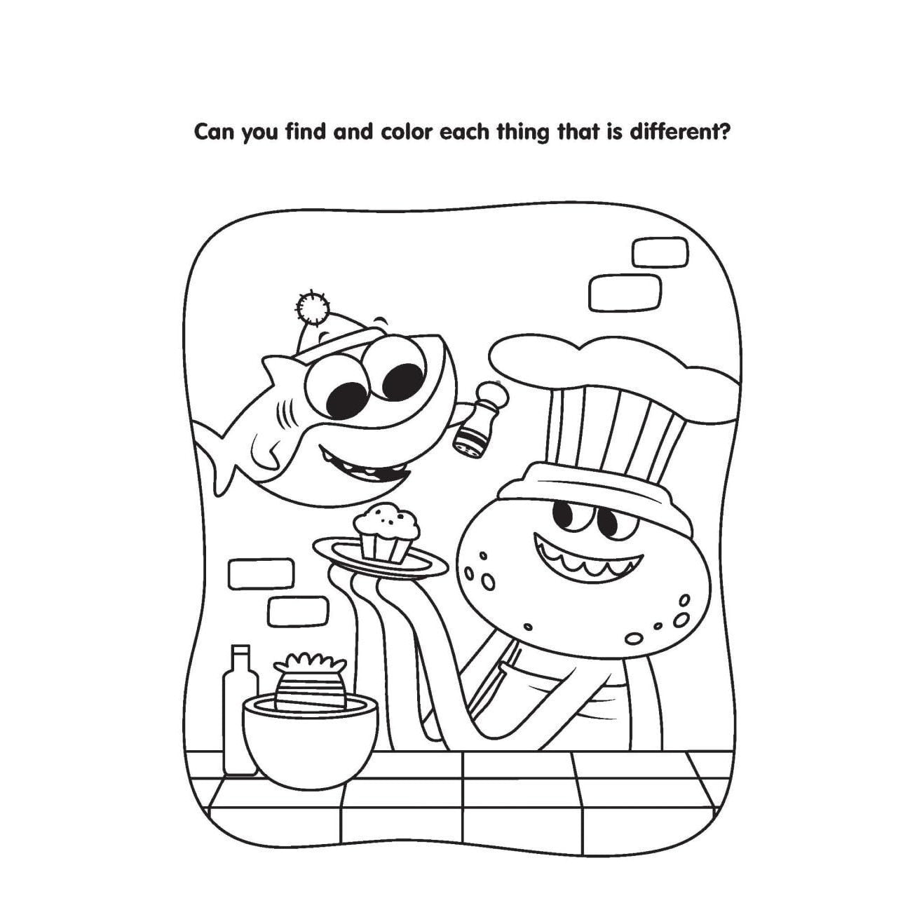 Super Simple Sing & Color: Baby Shark Coloring Book