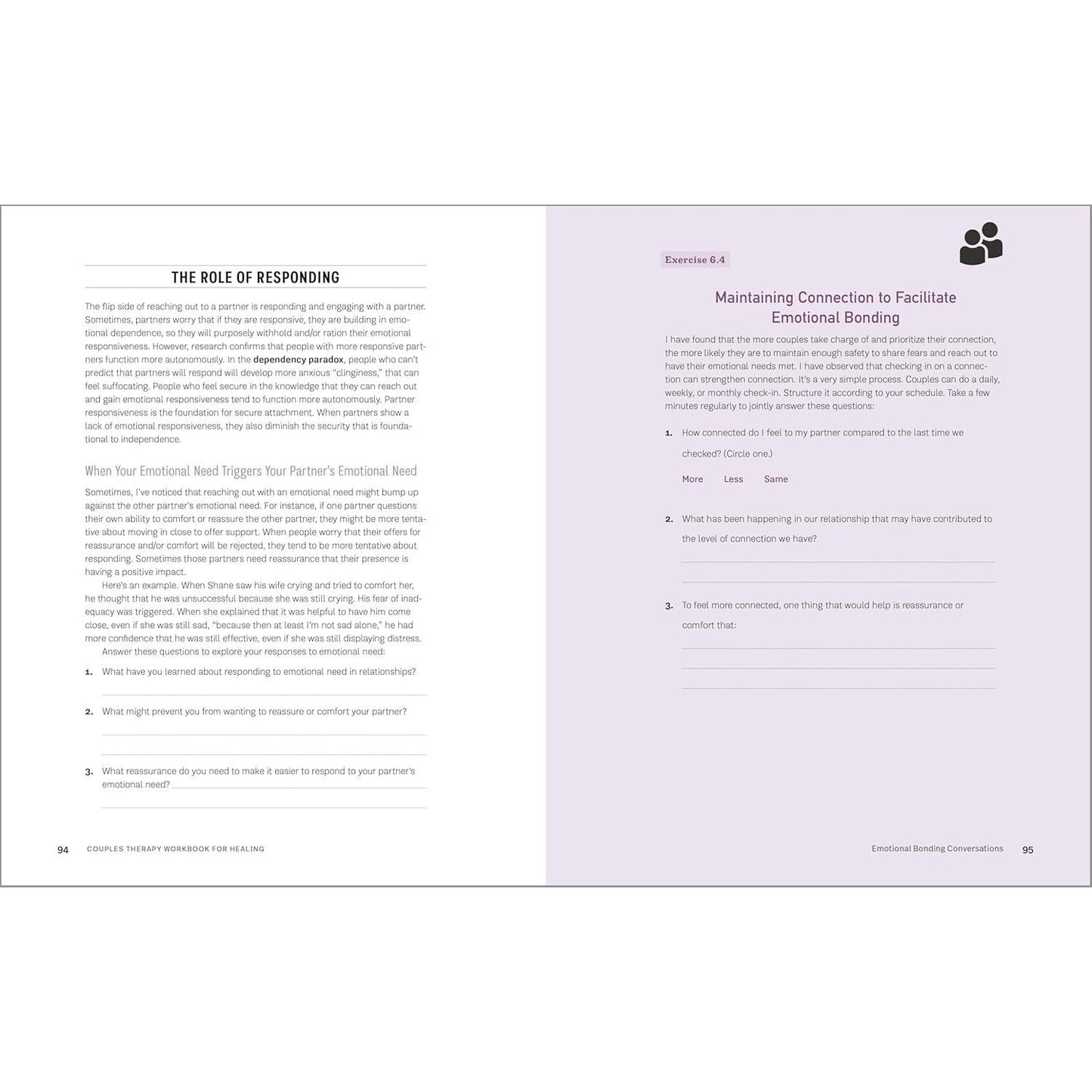 Couples Therapy Workbook for Healing: Emotionally Focused Therapy Techniques to Restore Your Relationship (Spiral Bound)