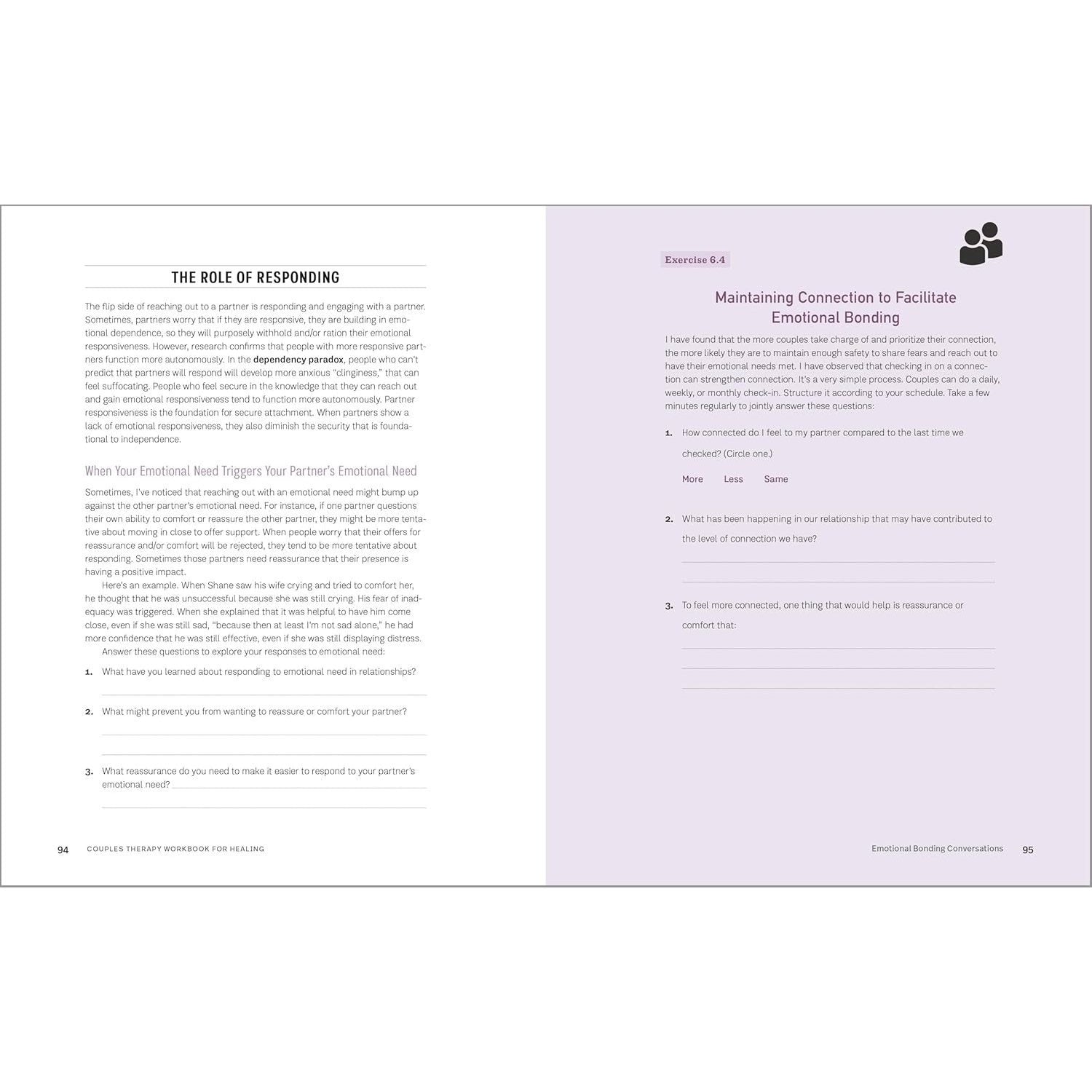 Couples Therapy Workbook for Healing: Emotionally Focused Therapy Techniques to Restore Your Relationship (Spiral Bound)