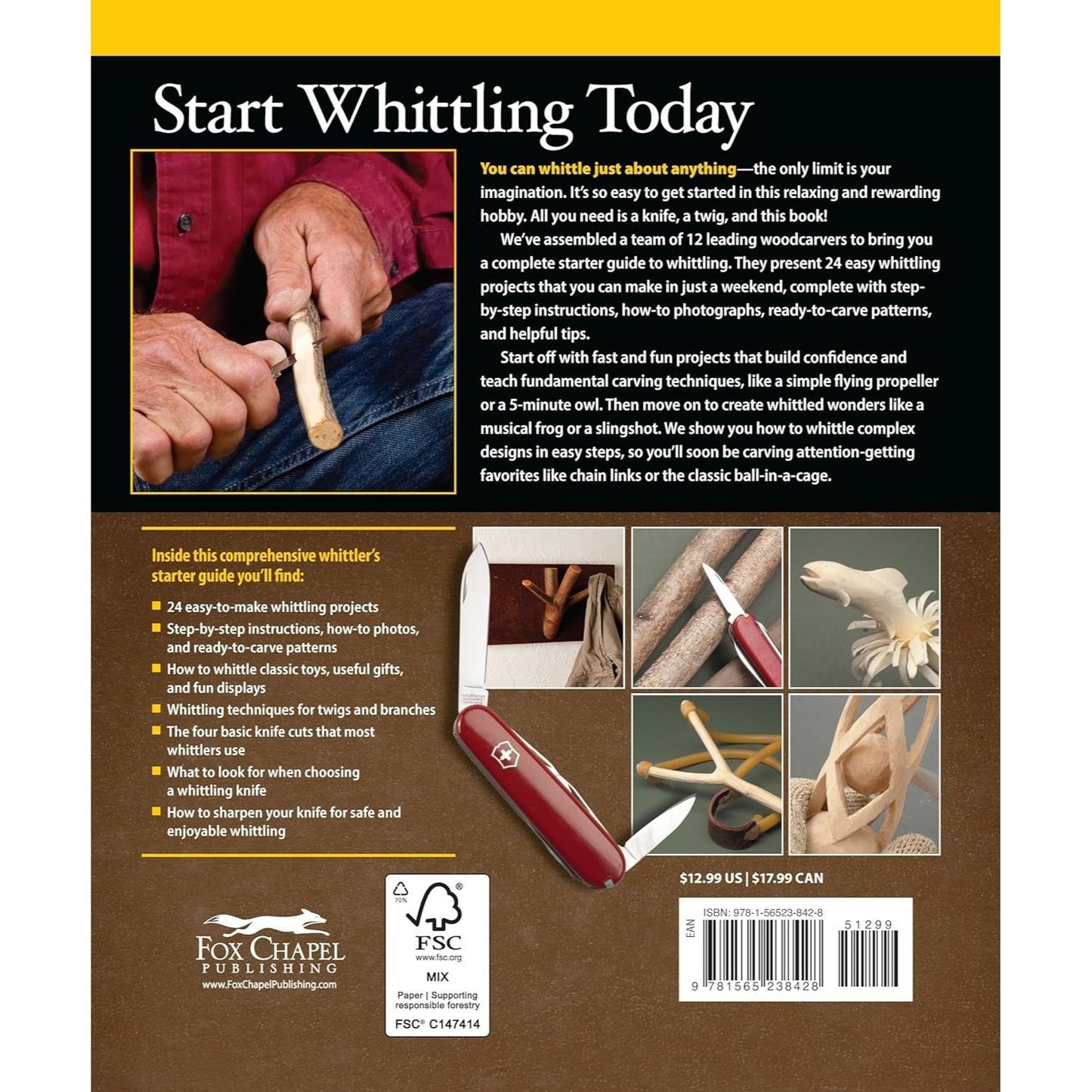 Complete Starter Guide to Whittling (Spiral Bound)