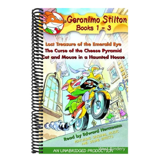 Geronimo Stilton Books 1-3: #1: Lost Treasure of the Emerald Eye; #2: The Curse of the Cheese Pyramid; #3: Cat and Mouse in a Haunted House