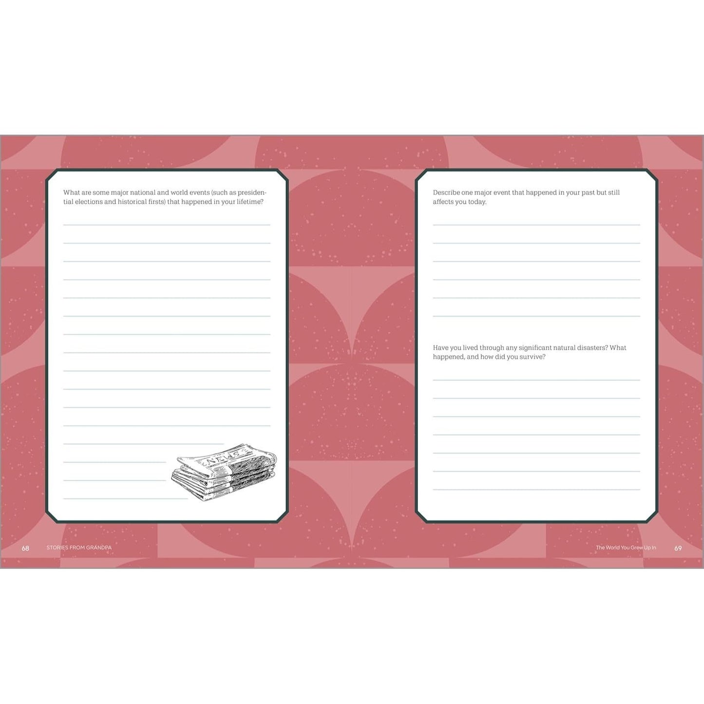 Stories from Grandpa: A Fill-In Journal and Family Keepsake