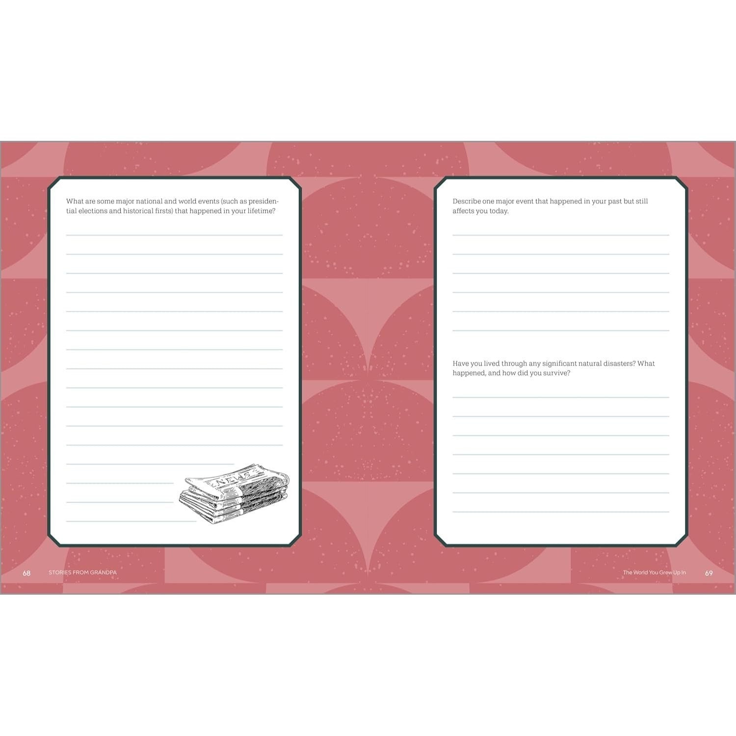 Stories from Grandpa: A Fill-In Journal and Family Keepsake