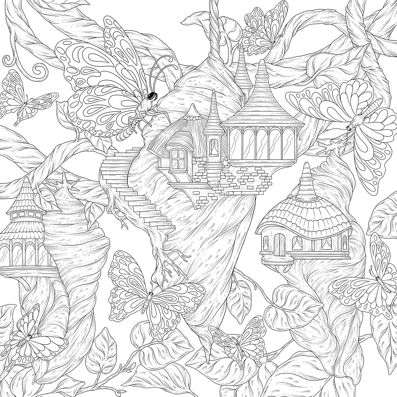 Mythographic Color and Discover: Aviary: An Artist's Coloring Book of Winged Beauties