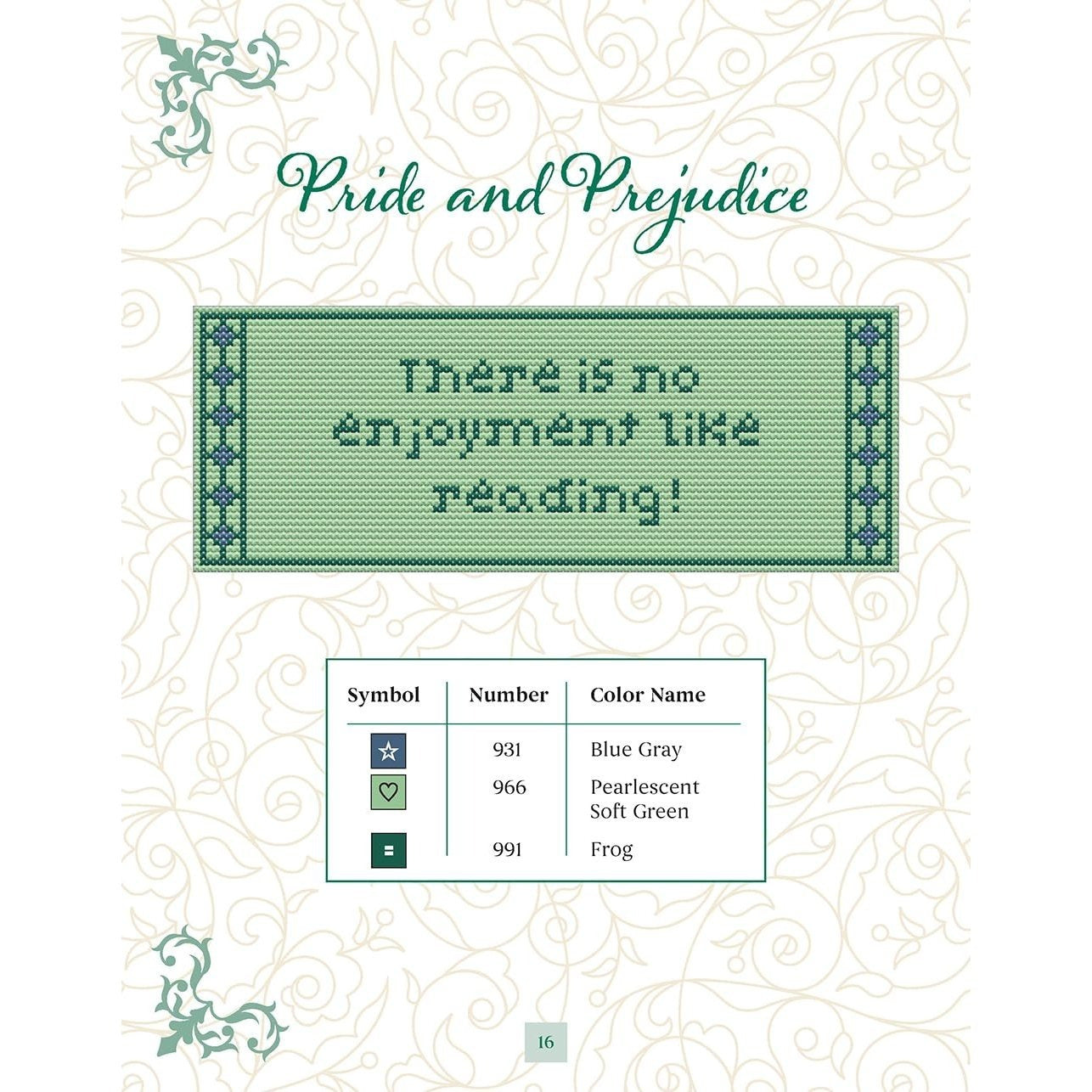 Pride and Preju-Stitch: 30 Jane Austen-Inspired Cross-Stitch Bookmarks