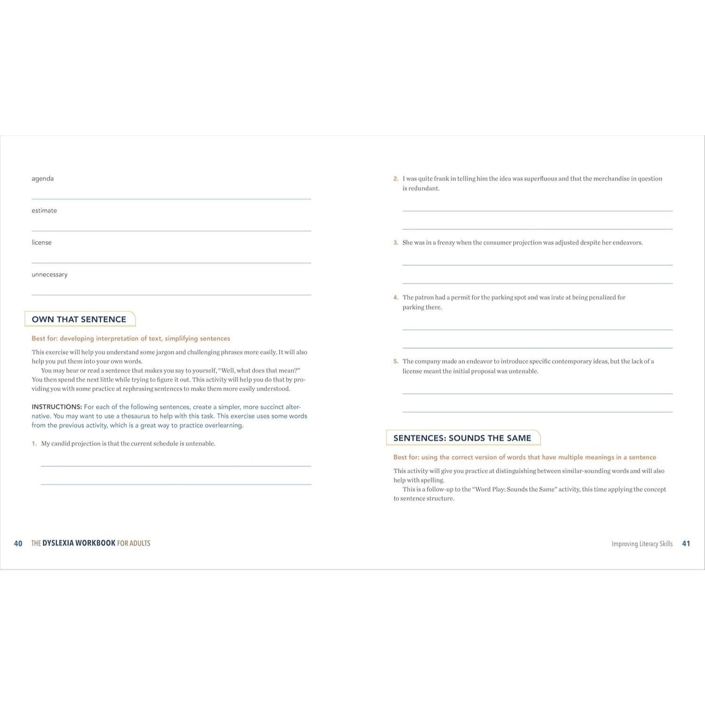 The Dyslexia Workbook for Adults: Practical Tools to Improve Executive Functioning, Boost Literacy Skills, and Develop Your Unique Strengths
