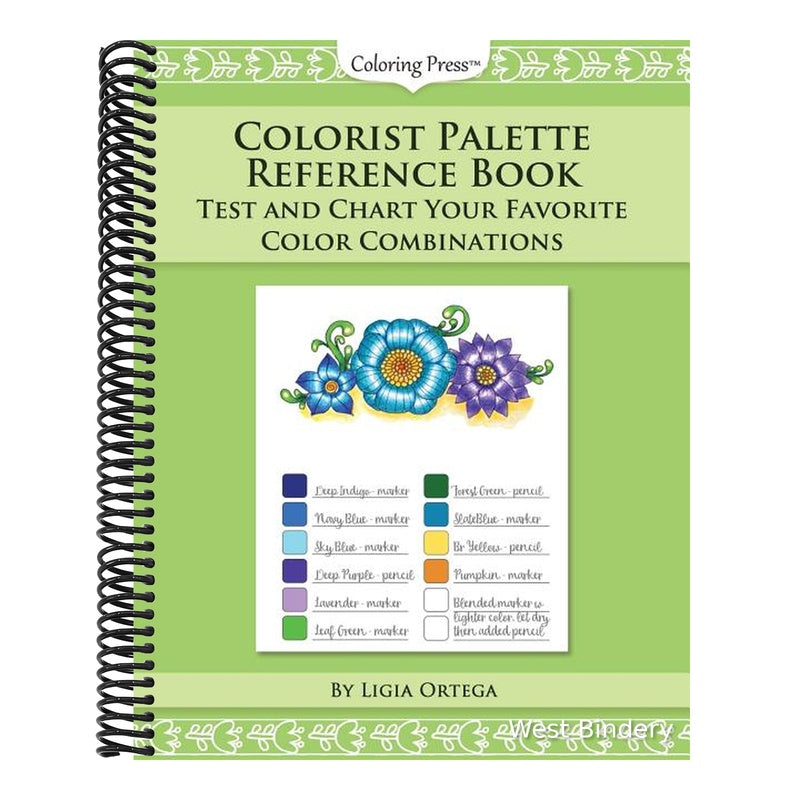 Colorist Palette Reference Book: Test and Chart Your Favorite Color Combinations