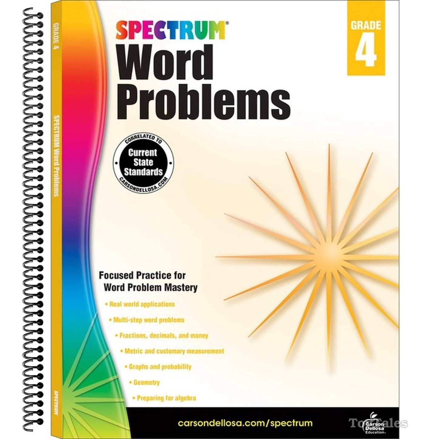 Word Problems, Grade 4: Volume 77 (Spiral Bound)