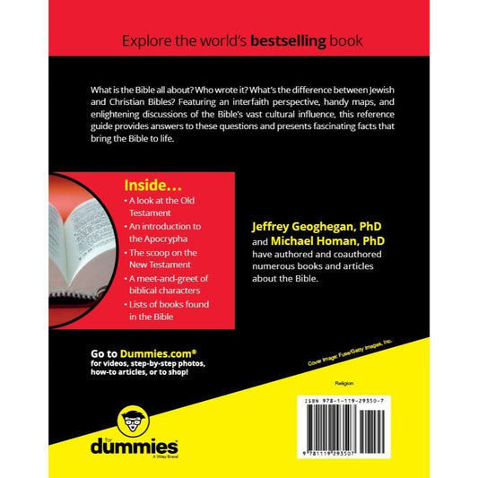 The Bible for Dummies (For Dummies (Lifestyle)) (1ST ed.) (Spiral Bound)