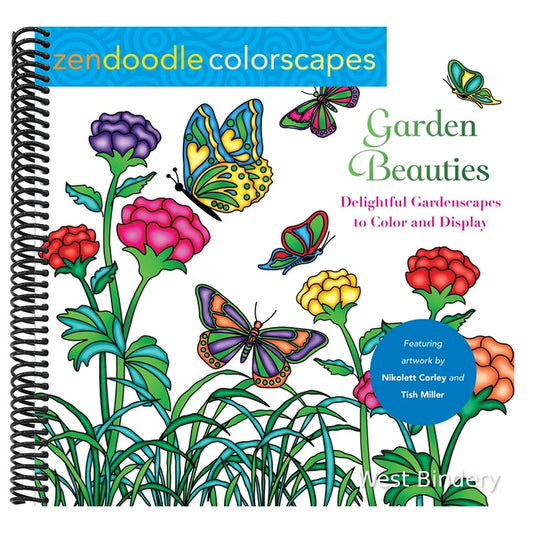 Zendoodle Colorscapes: Garden Beauties: Delightful Gardenscapes to Color and Display