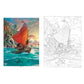 Disney Dreams Collection Thomas Kinkade Studios Celebrations Coloring Book (Spiral Bound)