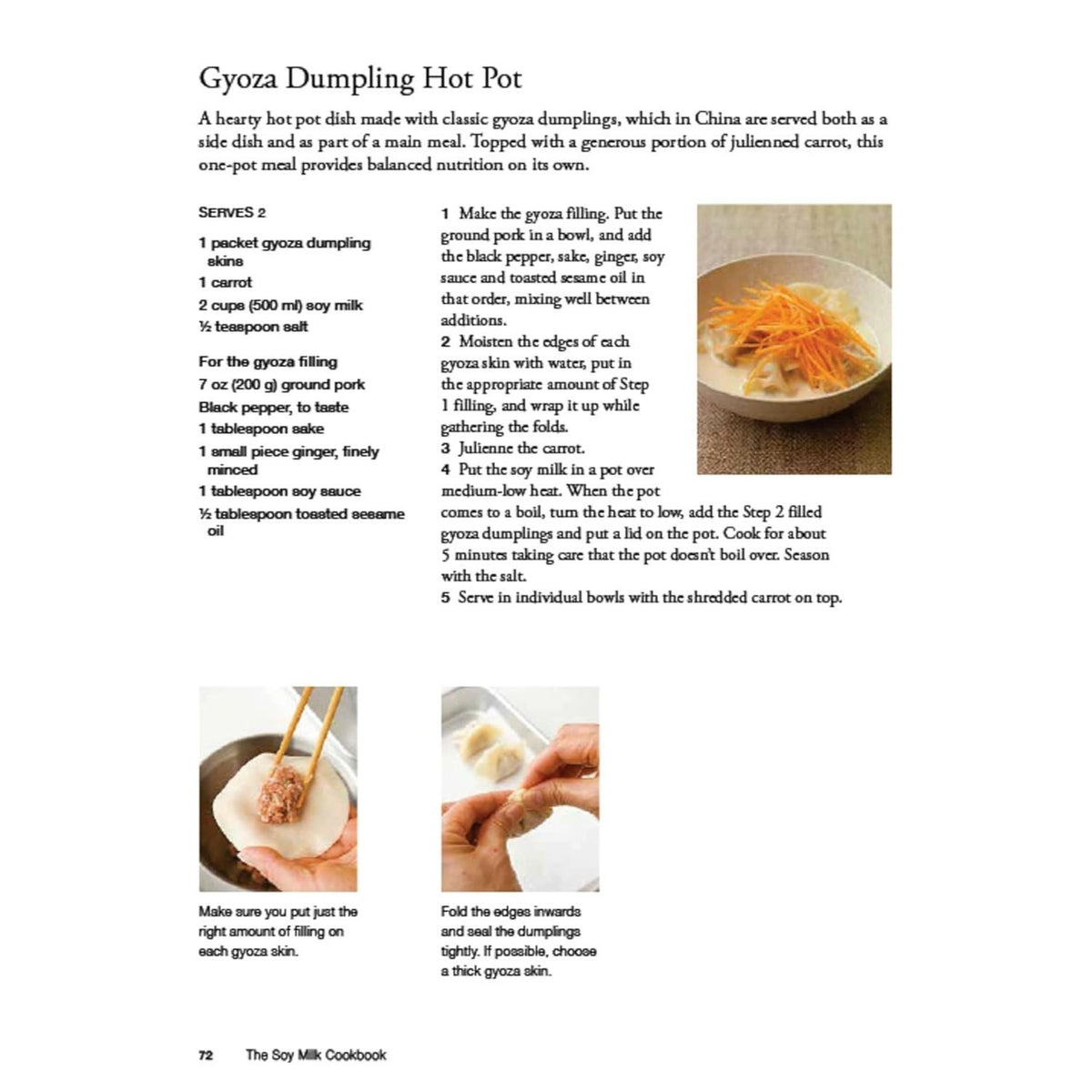 The Soy Milk Cookbook: Delicious & Healthy Non-Dairy Asian Recipes