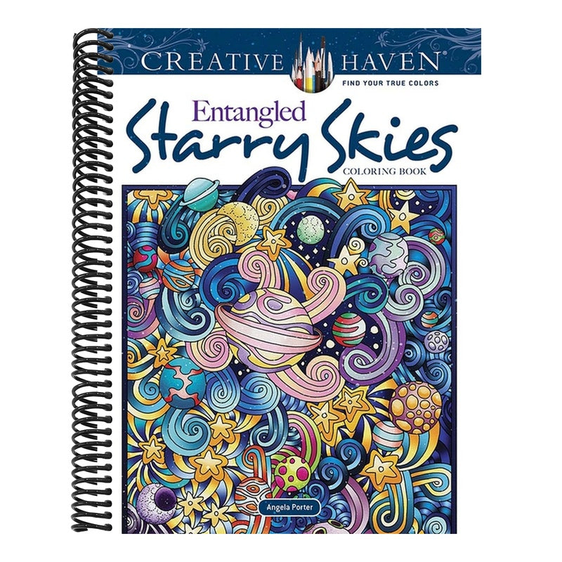 Creative Haven Entangled Starry Skies Coloring Book