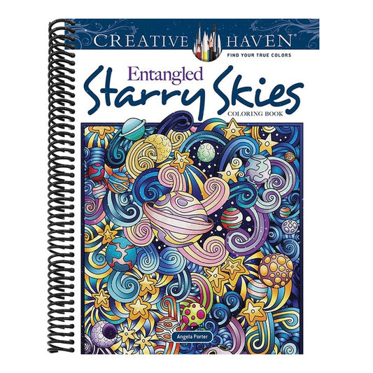 Creative Haven Entangled Starry Skies Coloring Book