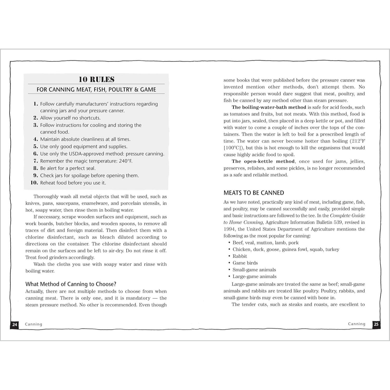 A Guide to Canning, Freezing, Curing, & Smoking Meat, Fish, & Game (Revised and Updated)