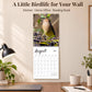 MUKAWA 2027 Bird Wall Calendar, 12 Months of Backyard Bird Scenes