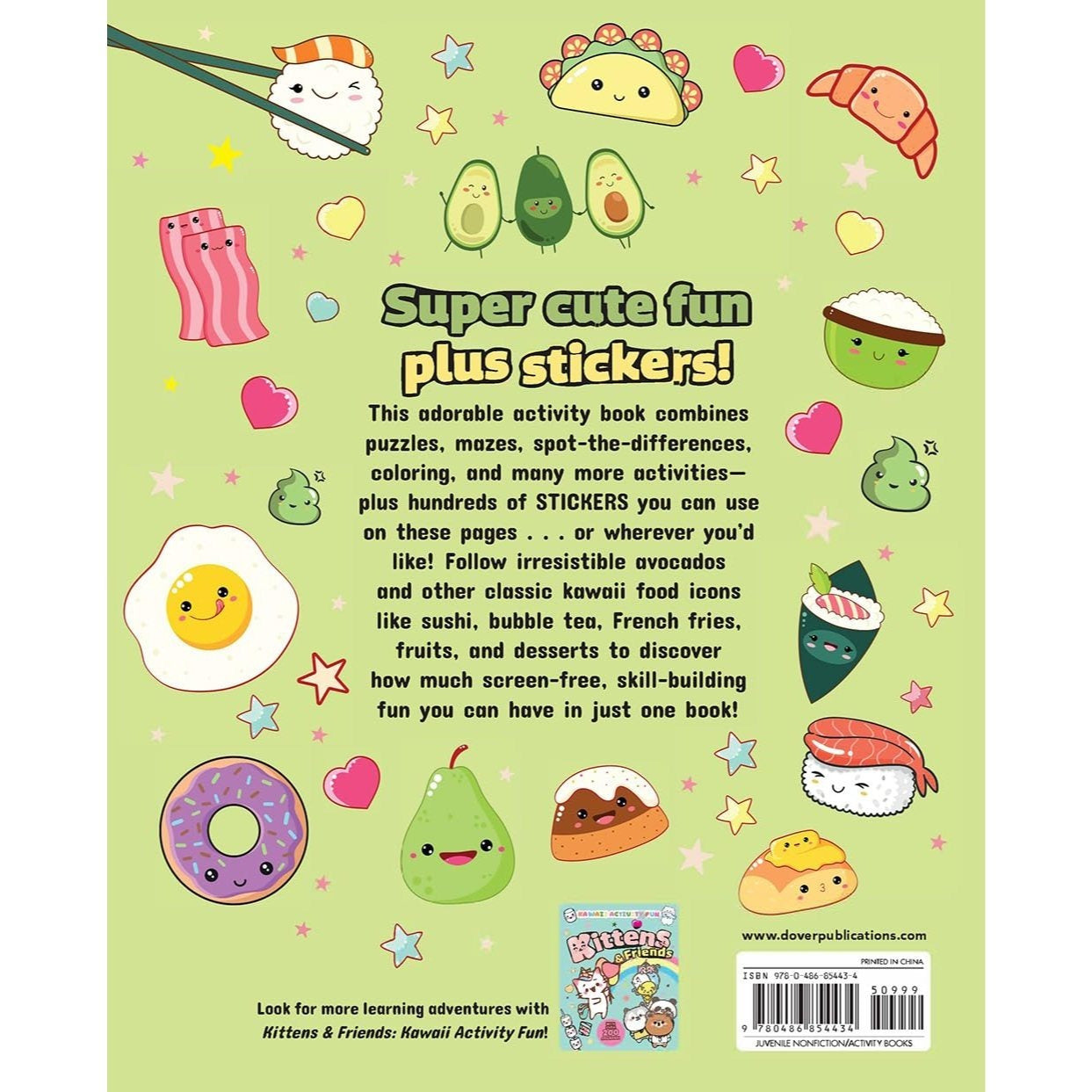 Avocado & Friends: Kawaii Activity Fun (with Over 200 Stickers!)
