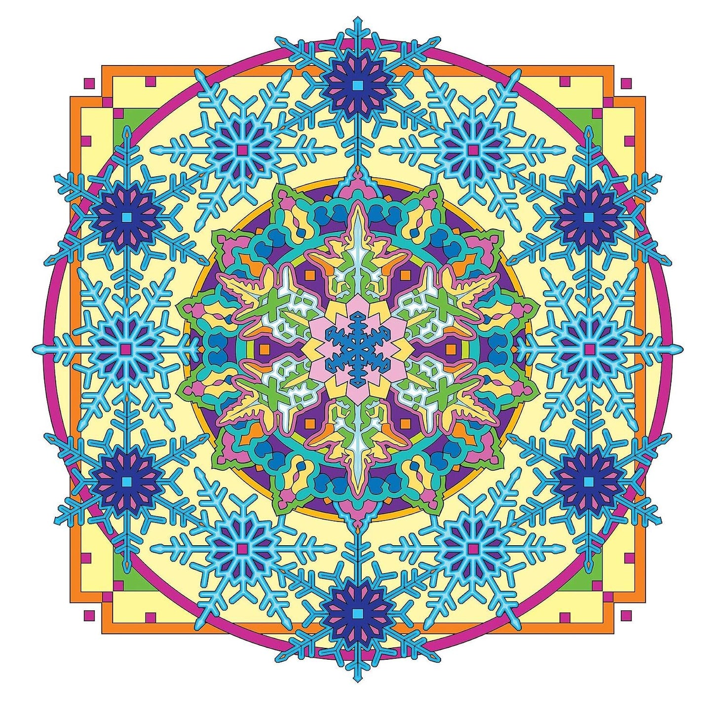 Creative Haven Snowflake Mandalas Coloring Book