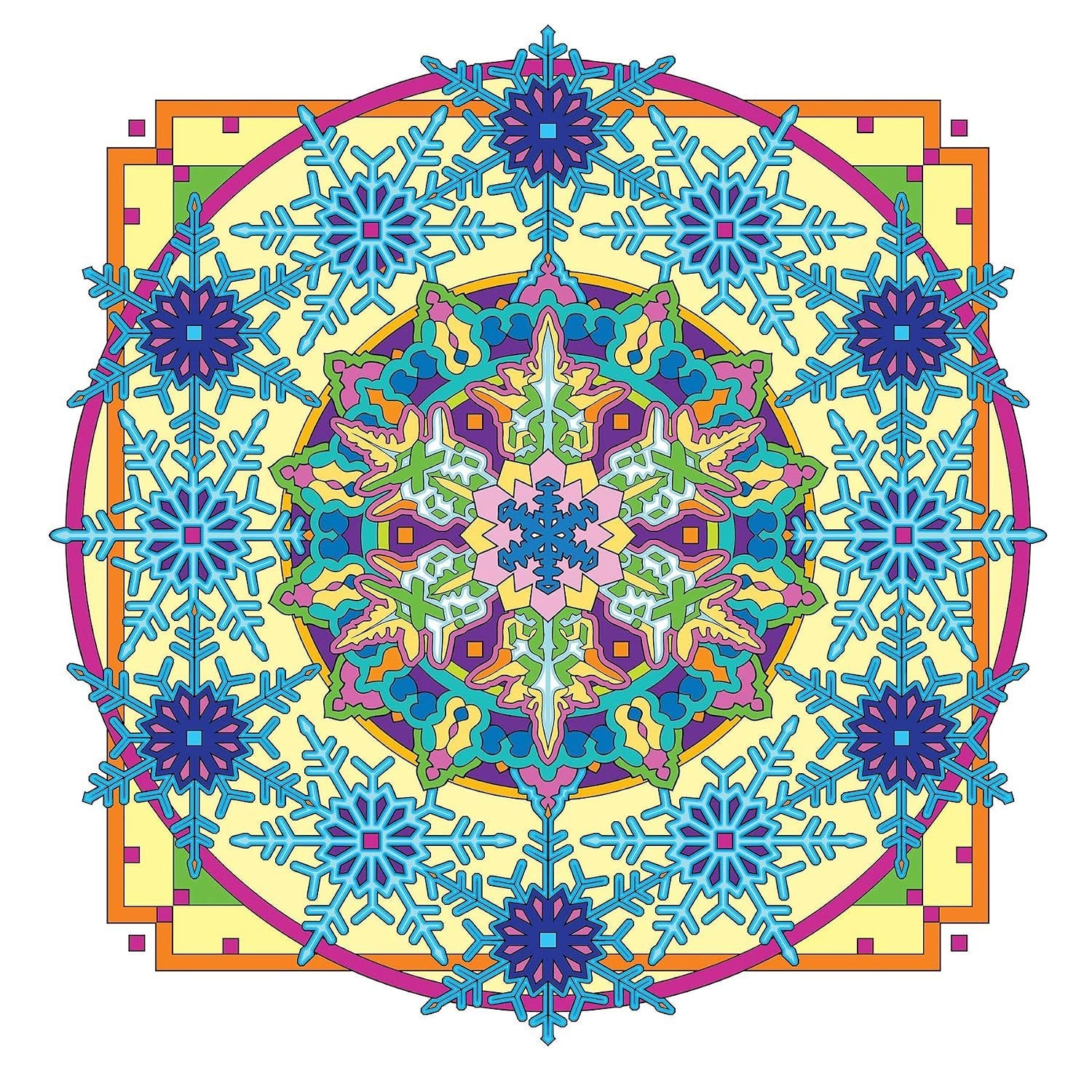 Creative Haven Snowflake Mandalas Coloring Book
