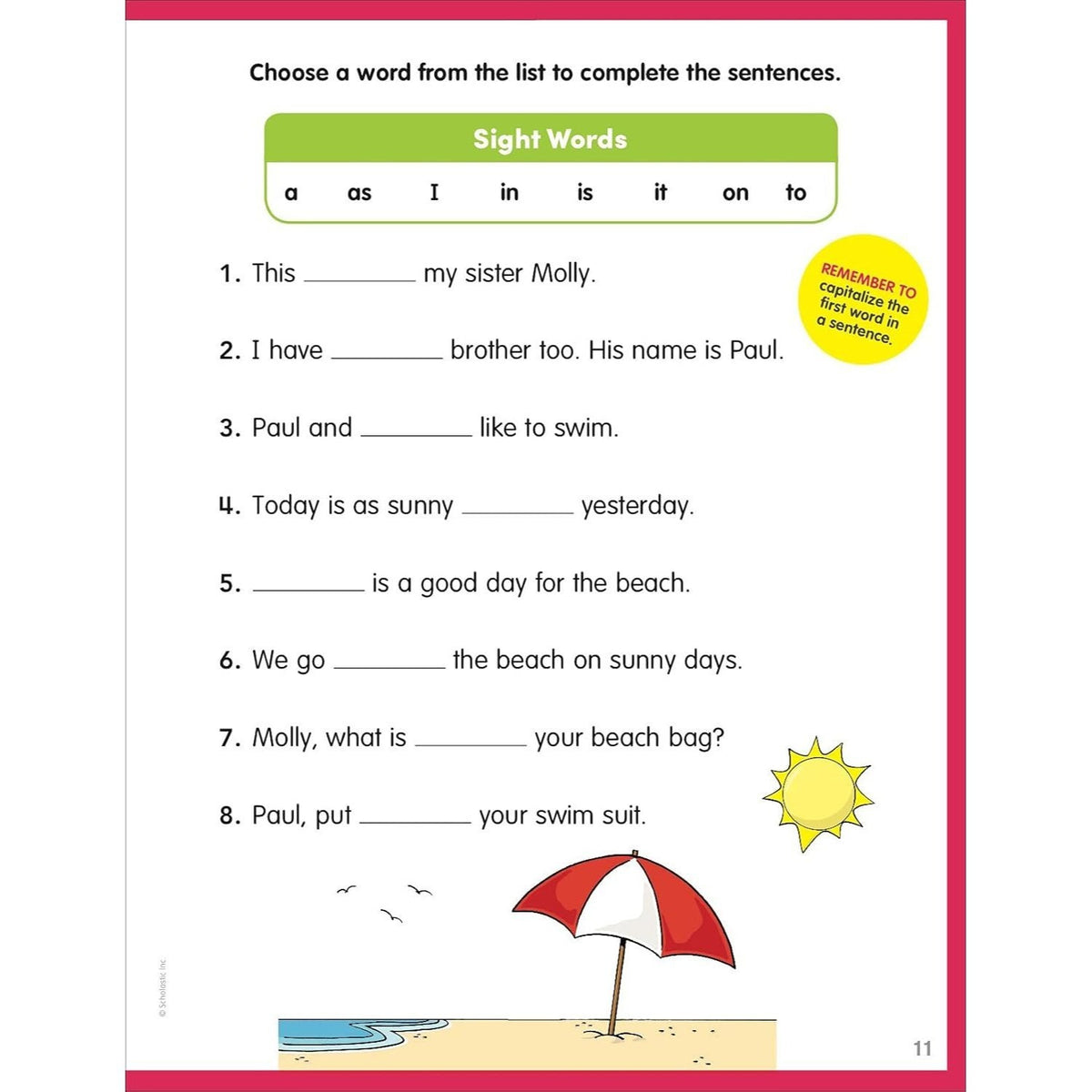 Little Skill Seekers: Sight Words (Spiral Bound)