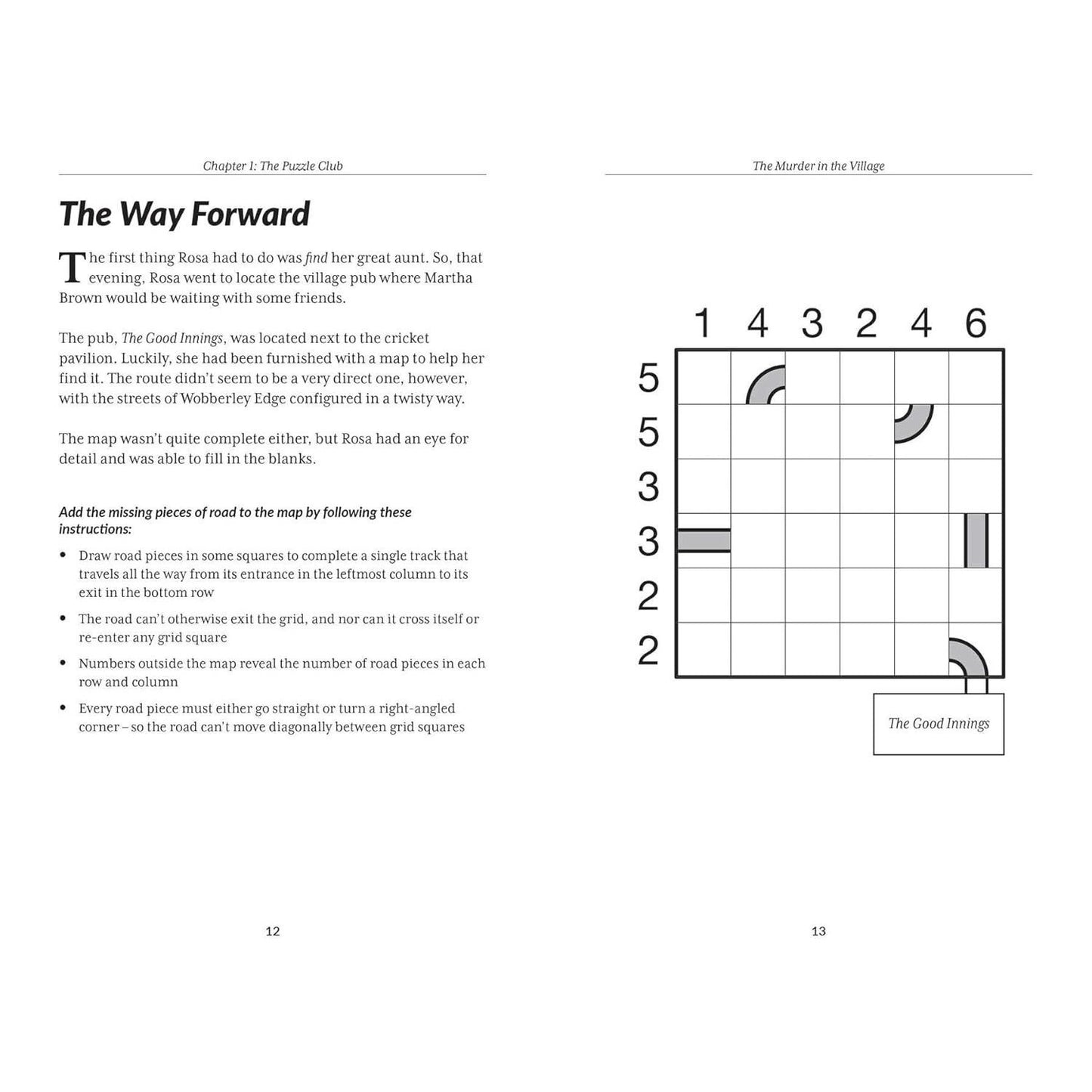The Murder Mystery Club Puzzle Book: Murder in the Village
