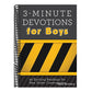 3-Minute Devotions for Boys: 90 Exciting Readings for Men Under Construction