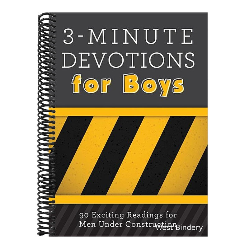 3-Minute Devotions for Boys: 90 Exciting Readings for Men Under Construction