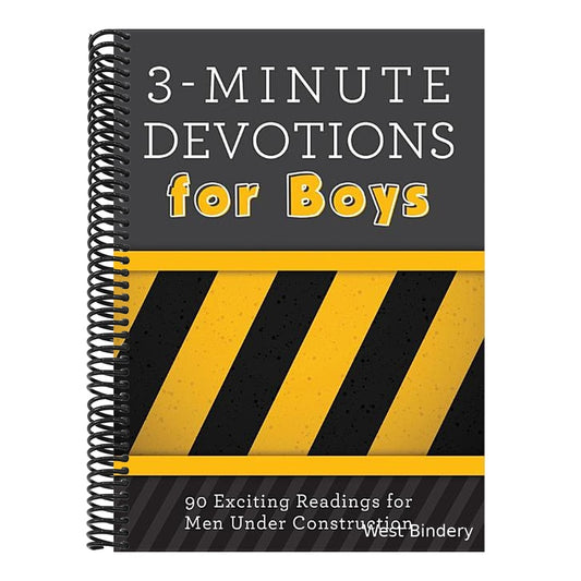 3-Minute Devotions for Boys: 90 Exciting Readings for Men Under Construction