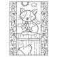 Happy Cats Coloring Book/Happy Cats Color by Number: 2 Books in 1/Flip and See!