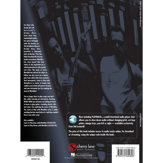 Learn to Play Guitar with Metallica Book/Online Audio [With CD]