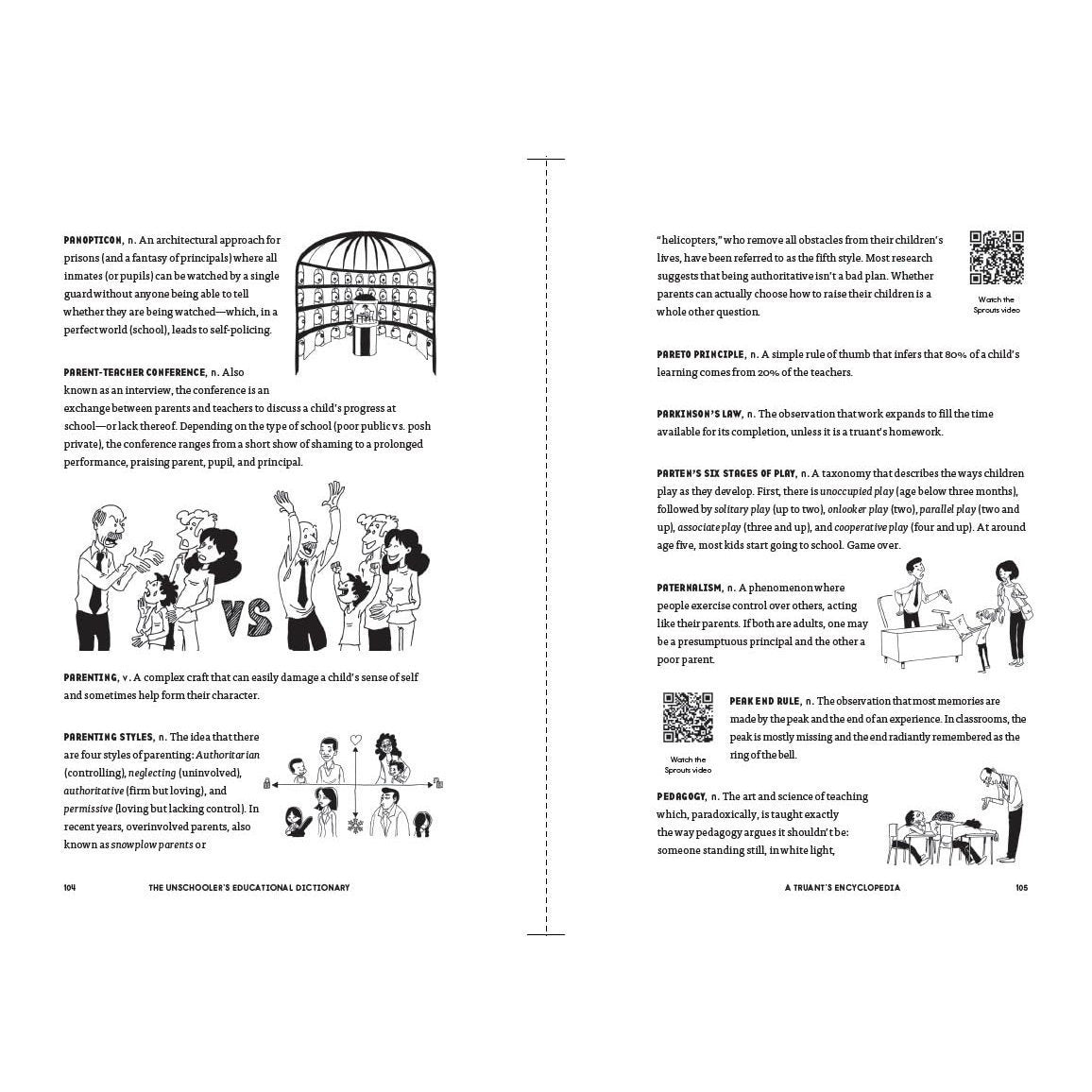 The Unschooler's Educational Dictionary: A Lighthearted Introduction to the World of Education and Curriculum-Free Alternatives (Education Philosophy, Chi