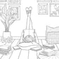 Bookish: The Coloring Book (Art & Ephemera for Bookworms & Bibliophiles)