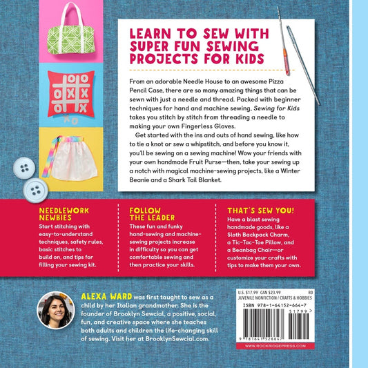 Sewing for Kids: 30 Fun Projects to Hand and Machine Sew (Spiral Bound)