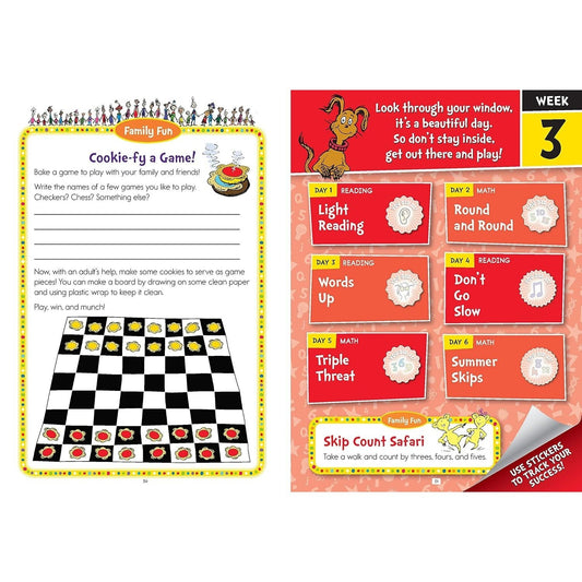 Summer with Seuss Workbook: Grades 1-2 (Dr. Seuss Workbooks) (Spiral Bound)