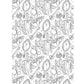 Creative Haven Pretty Creepy Coloring Book